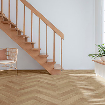 A practical room with a fitted floor