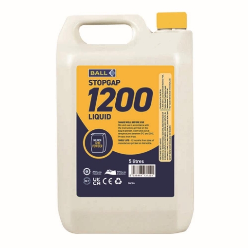 Fball Stopgap 1200 Pro Smoothing Liquid 5ltr adhesives and floor preparation