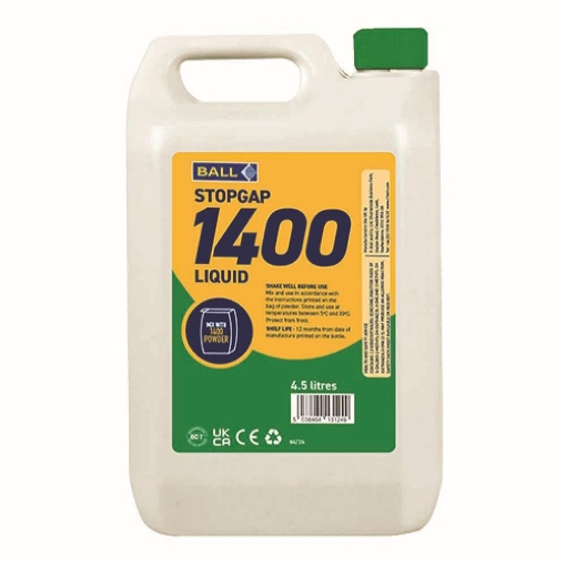 Fball Stopgap 1400 High Flow Liquid 4.5ltr adhesives and floor preparation