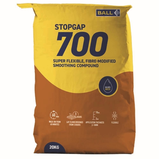 Fball Stopgap 700 Superflex 20kg adhesives and floor preparation