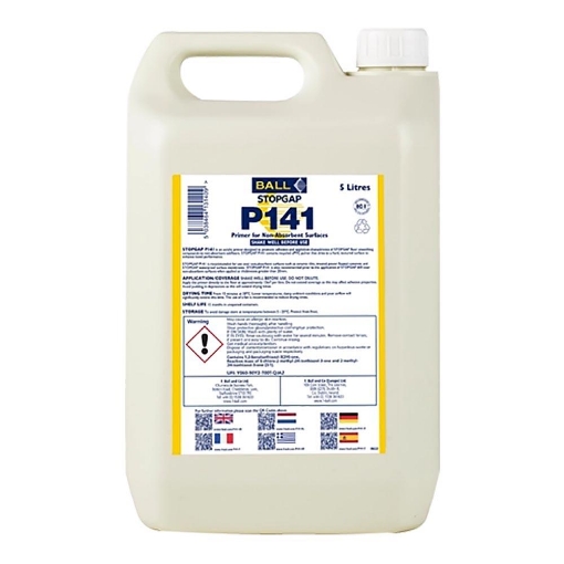 Fball Stopgap P141 Primer 5l adhesives and floor preparation