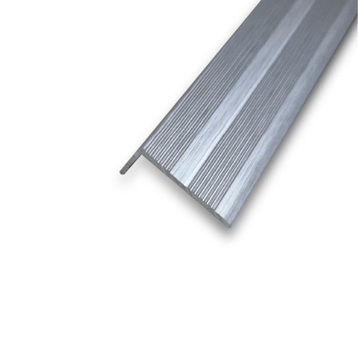 Fcne1 Edge Trim 8mm Brushed Steel 0.9m door bars and profiles