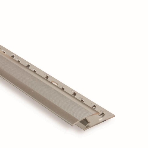 Floorlink P245 8mm Zig Zag Silver 9ft door bars and profiles