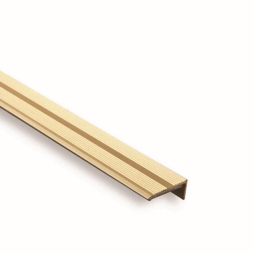 Floorlink Pne1 Stick Down Edge Trim 8mm Gold 3ft door bars and profiles