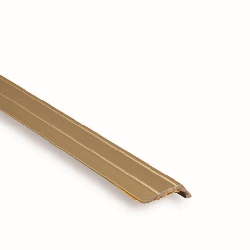 Floorlink Pne3 Stick Down Ramp Edge 8mm Gold 9ft door bars and profiles