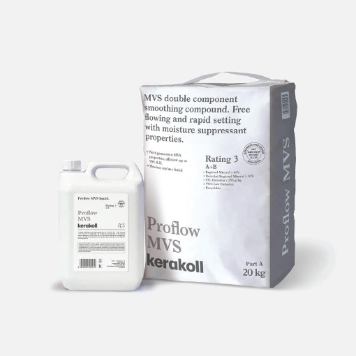 Kerakoll Proflow Mvs Kit 20kg & 5l adhesives and floor preparation