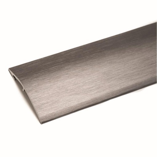M08 Ramp Edge Medium Brushed Pewter 2.7m M08.9pwa door bars and profiles