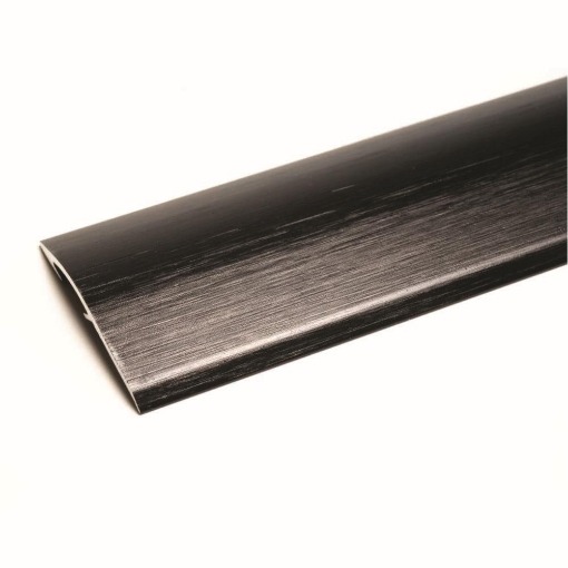 M09 Ramp Edge Small Brushed Black 2.7m M09.9bba door bars and profiles