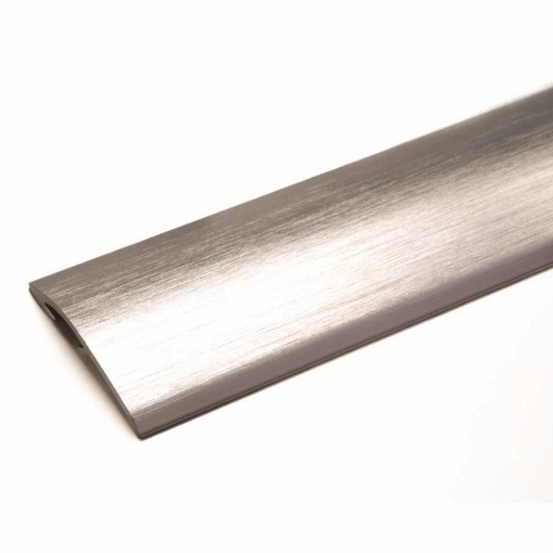 M09 Ramp Edge Small Brushed Steel Nickel 2.7m M09.9bsa door bars and profiles