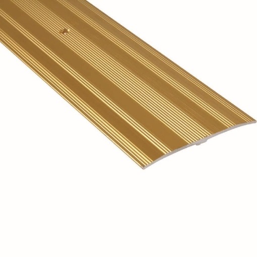 M12 Cover Strip X-Wide Gold 2.7m door bars and profiles