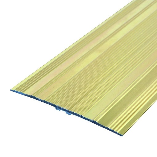 M12 Extra Wide Coverstrip Gold 2.70mm M12.9g (box Only) door bars and profiles