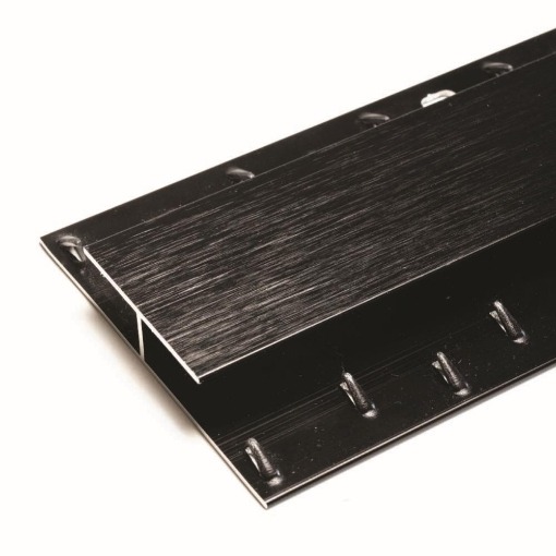 M36 Dual Edge Brushed Black 0.9m M36.3bb door bars and profiles