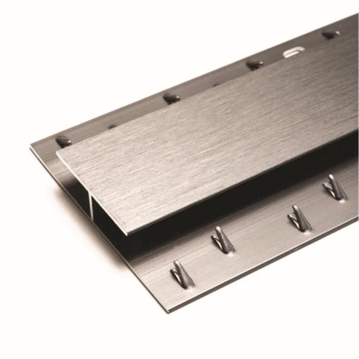 M36 Dual Edge Brushed Pewter 0.9m M36.3pw door bars and profiles