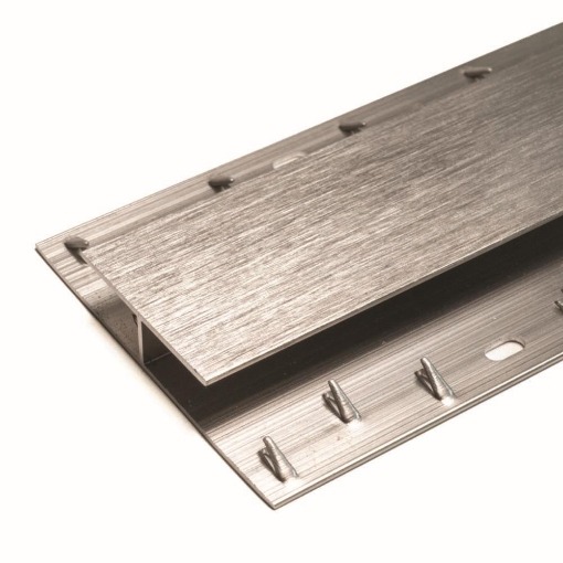 M36 Dual Edge Brushed Steel 9ft M36.9bs door bars and profiles