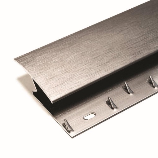 M38 Zig Zag Brushed Pewter 2.7m M38.9pw door bars and profiles