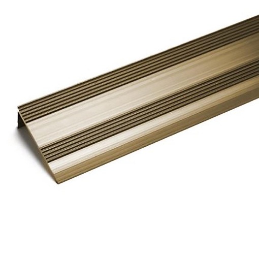M74 Nosing 9mm Light Bronze 2.7m M74.9lba door bars and profiles