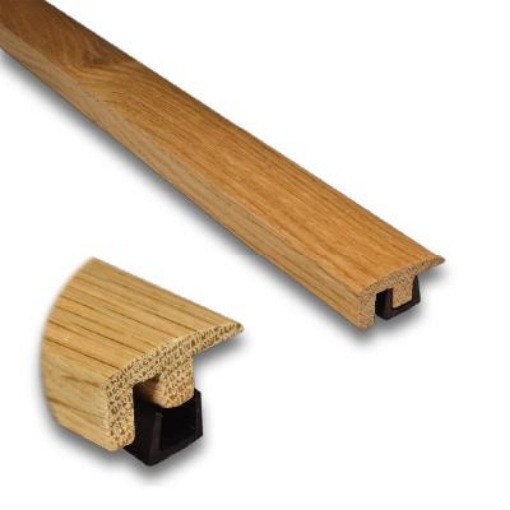 Wood Profile We18 End Oak 0.99mm door bars and profiles