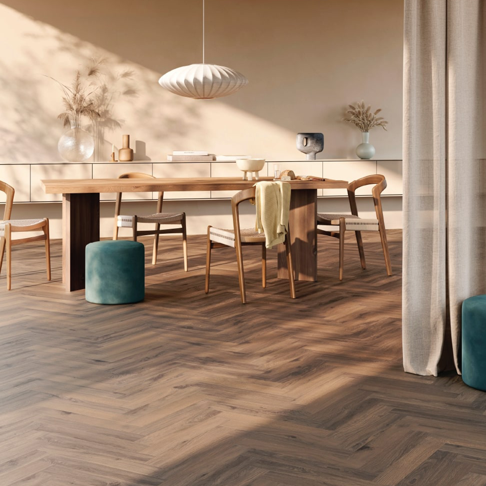 Chateau+ 8mm Herringbone laminate