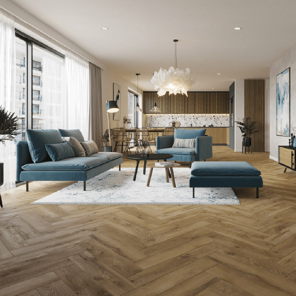 Ville 8mm Herringbone laminate